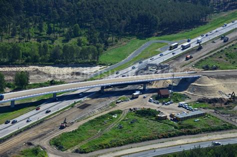 Luftaufnahme Gro Ziethen Baustelle Zum Um Und Ausbau Des