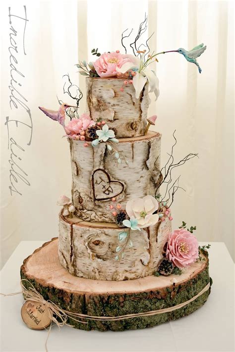 Fairy Tree Wedding Cake Country Wedding Cakes Themed Wedding Cakes