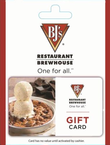 BJ's Restaurant Variable Amount Gift Card, 1 ct - Kroger