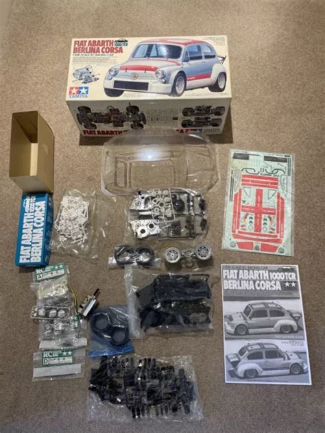 TAMIYA FIAT ABARTH Berlina Corsa 1000 TCR Raro M02 58158 Kit Completo