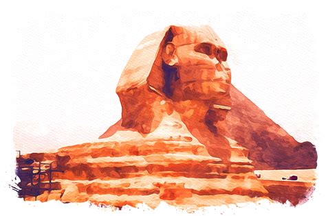 Cairo Africa Watercolor Graphic by Poster BoutiqueCreative Fabrica