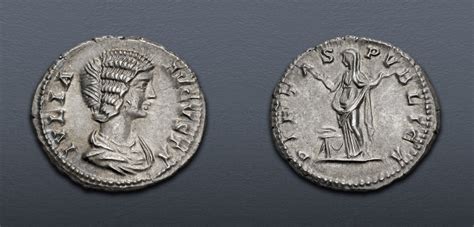 Julia Domna Augusta Ad Ar Denarius Mm G H Rome