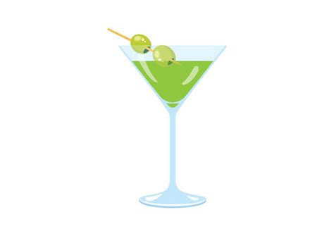 Gelas Martini Ilustrasi Grafik Vektor And Clip Art Bebas Royalti Istock