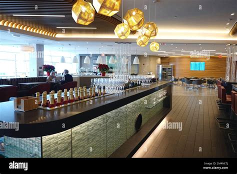 British Airways Lounge In Terminal 8 At Jf Kennedy Airport In New