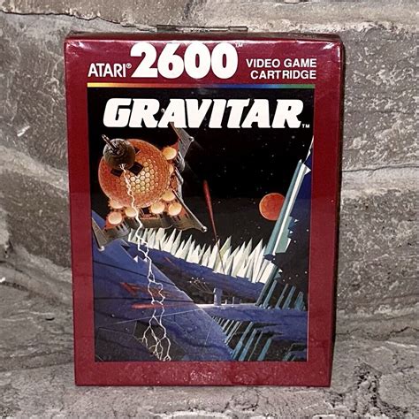 New Atari 2600 Gravitar Factory Sealed Video Game CX2685 Red Box