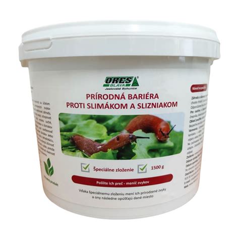 Prírodná bariéra proti slimákom a slizniakom 1500g Flortis EKOLAS