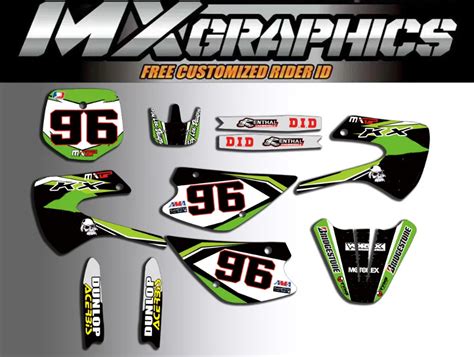 For Kx Team Graphics Decals Stickers Kits For Kawasaki Kx