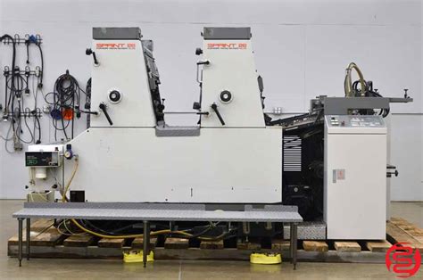 Komori Sprint S-226P Two Color Offset Printing Press | Boggs Equipment