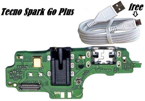 Wowmax Charging Connector Flex Pcb Board For Tecno Spark Go Plus Tecno Spark Go Plus Charging