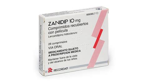 Zanidip 10 Mg Todo Lo Que Necesitas Saber Sobre Estos Comprimidos