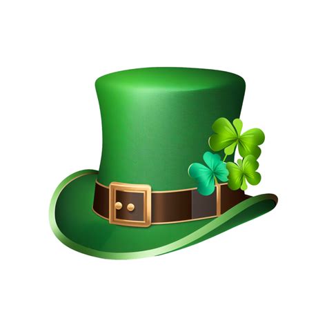 3d Stereo Cartoon Clover St Patricks Day Hat Model 21772920 Png