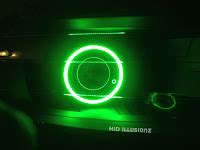 Hid Illusionz Toyota Solara Morimoto Mini H Iris Led Green Angel Eyes