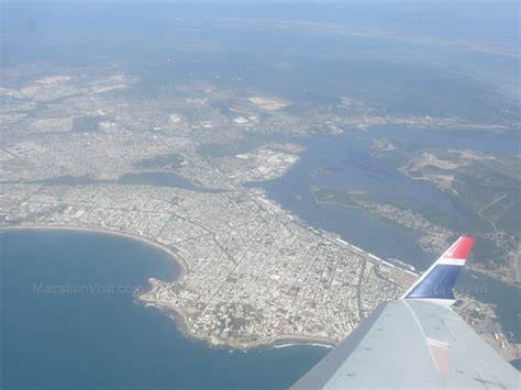 aerial view of Mazatlán, Sinaloa, Mexico