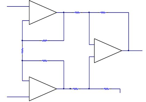 Instrumentation amplifier circuit. | Download Scientific Diagram