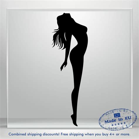 Adult Sexy Girl Hot Woman Pinup Auto Car Bumper Window Vinyl Decal