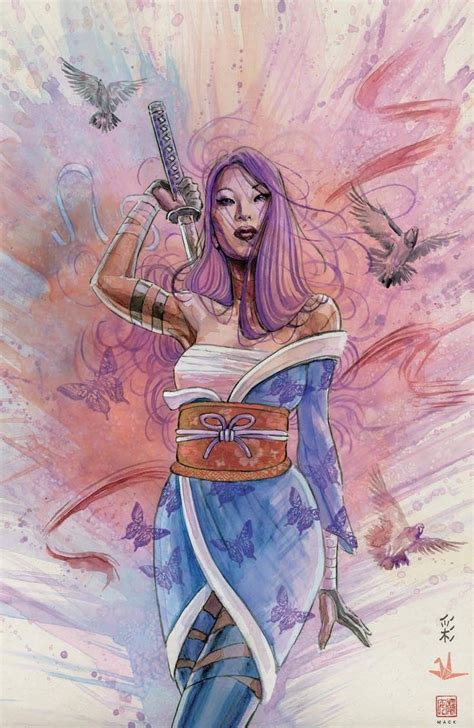 Demon Days X Men Variant Cover Psylocke By David Mack Demon