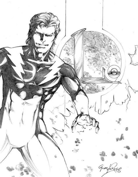 Lightning Lad By Greg Larocque Legion Of Superheroes Dc Comics Art