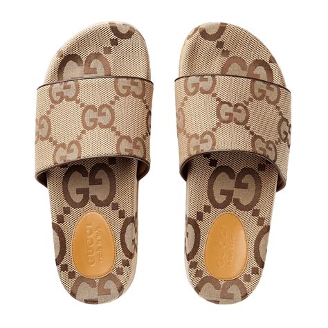 Gucci Men S Maxi Gg Canvas Slide Sandal Enigma Boutique