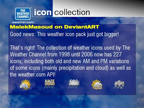 The Weather Channel 1998 2006 Icon Collection By Malekmasoud On Deviantart