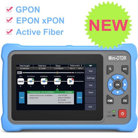 GPON EPON XPON Active Fiber Testing OTDR Live Fibre Test Mini Optic