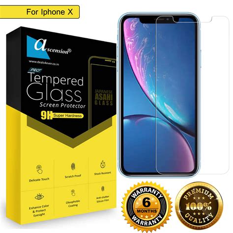 Tempered For Apple Iphone X Gorilla Glass Screen Protector High Premium Quality 9h Hard 2 5d