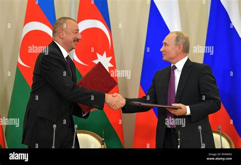 Sochi Russia 1st Sept 2018 Russian President Vladimir Putin And