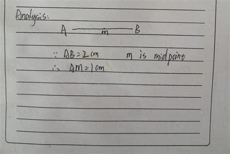 Solved Segment Bisector Construction Instructions Draw A Segment A B