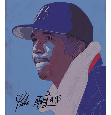 Montreal Expos Pedro Martinez Portrait Pedro Martinez