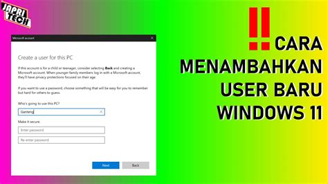 Cara Menambahkan User Baru Di Windows Youtube