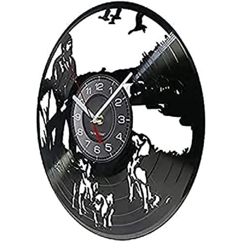 Horloge Vinyle Horloge Murale Disque Vinyle Horloge Murale Chasseur