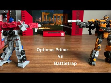 Transformers Stop Motion Optimus Prime VS Battletrap First Stop