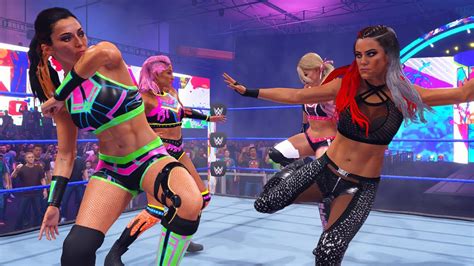 Kacy Catanzaro And Alexa Bliss Vs Tegan Nox And Dakota Kai Tag Team