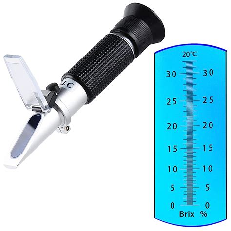 Brix Refractometer 0 32 Brix Meter Refractometer For Testing Sugar