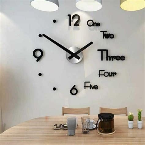 Ahlsen Horloge Murale Pendule Murale Horloge Murale Sans Cadre D