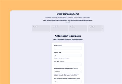 Email Campaign Portal Template Zapier Interfaces