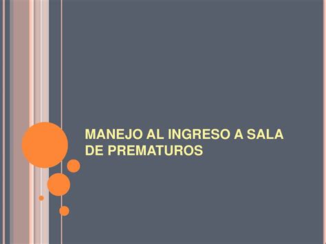 Prematuros Ppt Descargar