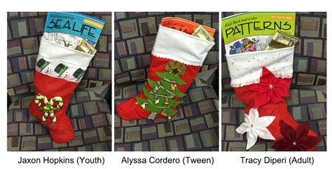 Christmas Stocking Decorating Contest Winners Announced Macedon Public Library