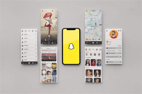 🔰snapchat Ui Design🔰 On Behance