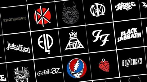 Los Mejores Logotipos De Grupos De Rock De La Historia