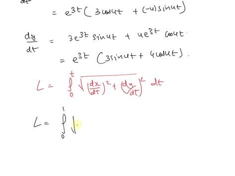 Solved 1 Point Find The Length Of The Curve R T 2t Sin 2t Cos