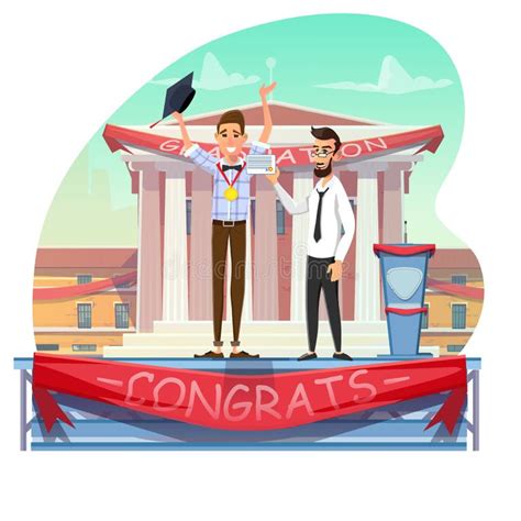 Student Receiving Certificate Stock Illustrations 97 Student
