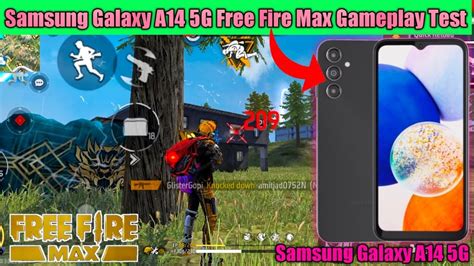 Samsung Galaxy A14 5G Free Fire Max Gameplay Test Samsung A14 5G