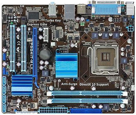 XCJ Gaming Mainboard ATX Motherboard passend für Asus P5G41T M LX