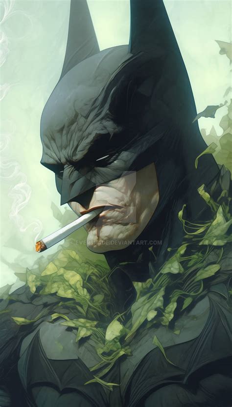 Batman smoking a joint in canopy growth facility by everspade on DeviantArt