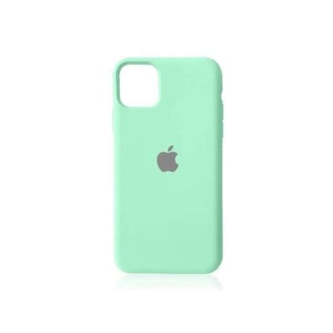 Capinha Case De Celular Silicone Iphone 11 6 1 Verde Agua Iphone