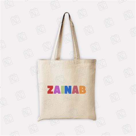 Personalized Rainbow Tote Bag August 2024 Nabia Creates