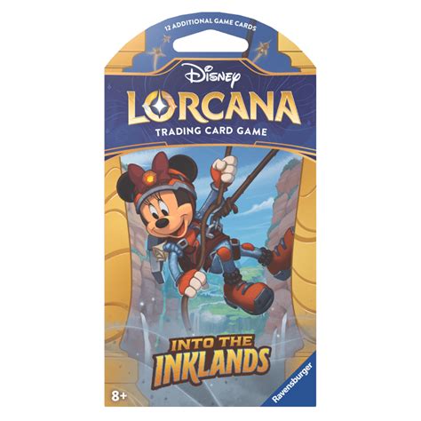 Disney Lorcana Set Into The Inklands Booster Pack Sleeved En