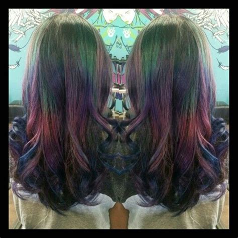 Oil Slick Hair