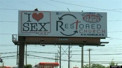 God Loves Sex Billboard Turns Heads On Pennsylvania Highway Huffpost