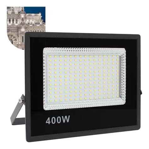 Refletor Led Holofote 400w Ip66 Bivolt Forte Luz Branco Frio MercadoLivre